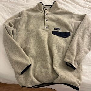 Patagonia Men's Tan “Synchilla” Sweater